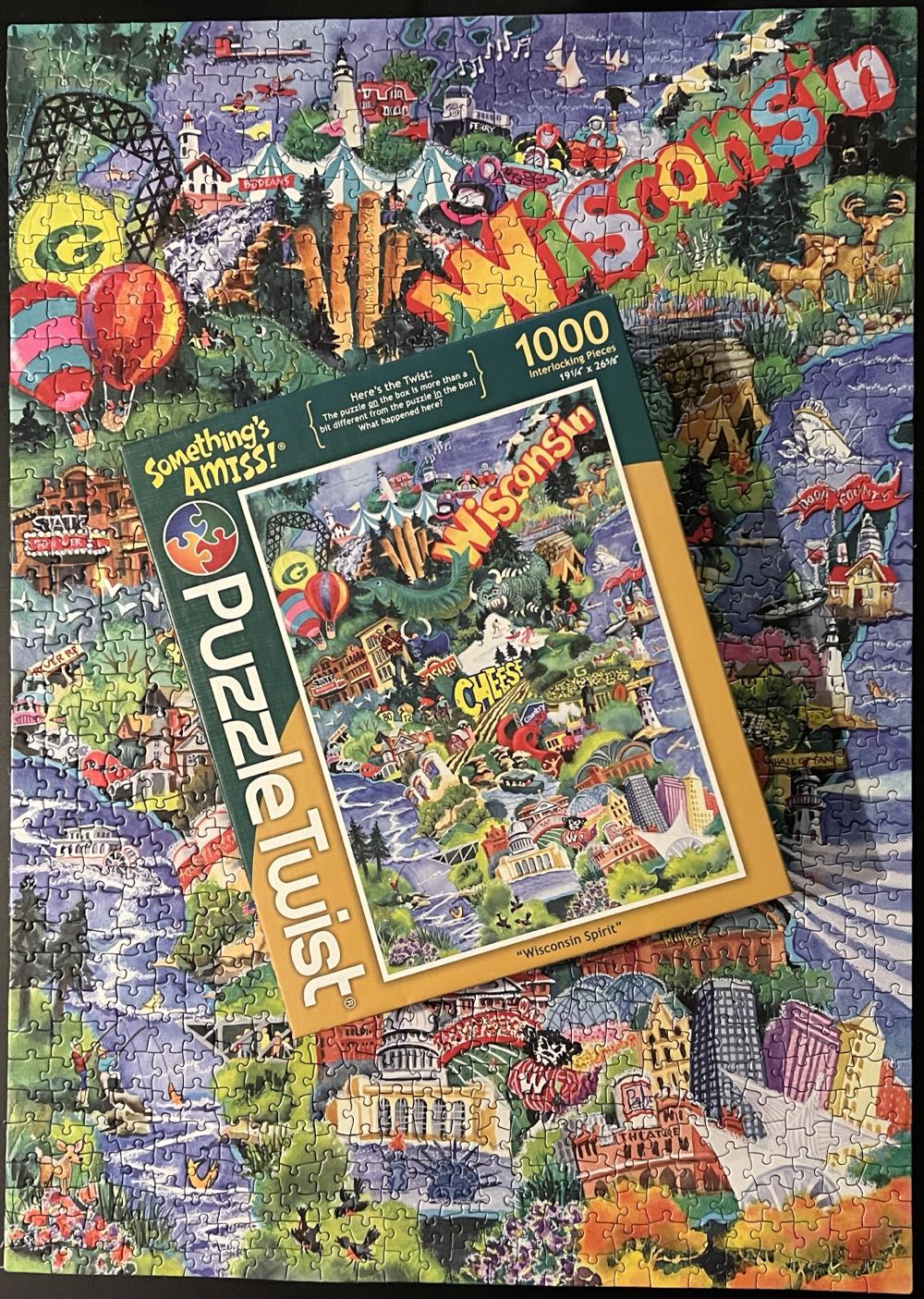 Wisconsin Spirit - Puzzle Twist puzzle collectible [Barcode 614399101097] - Main Image 4