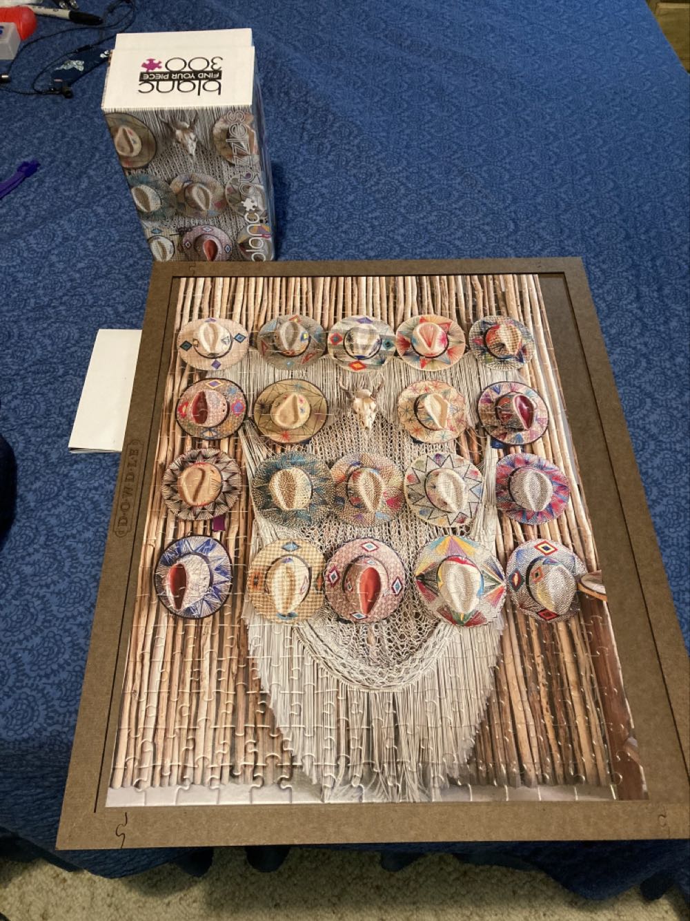 Blanc Hats Of Mexico - Blanc By Buffalo puzzle collectible [Barcode 079346530403] - Main Image 2