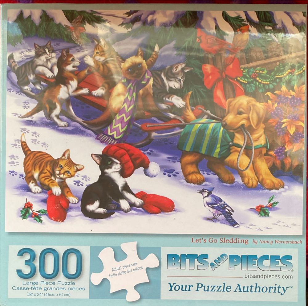 Let’s Go Sledding - Bits & Pieces 🇺🇸 puzzle collectible - Main Image 1