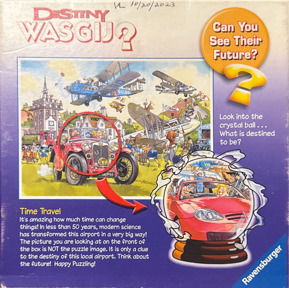 Wasgij? Time Travel - Ravensburger puzzle collectible [Barcode 666273159755] - Main Image 2