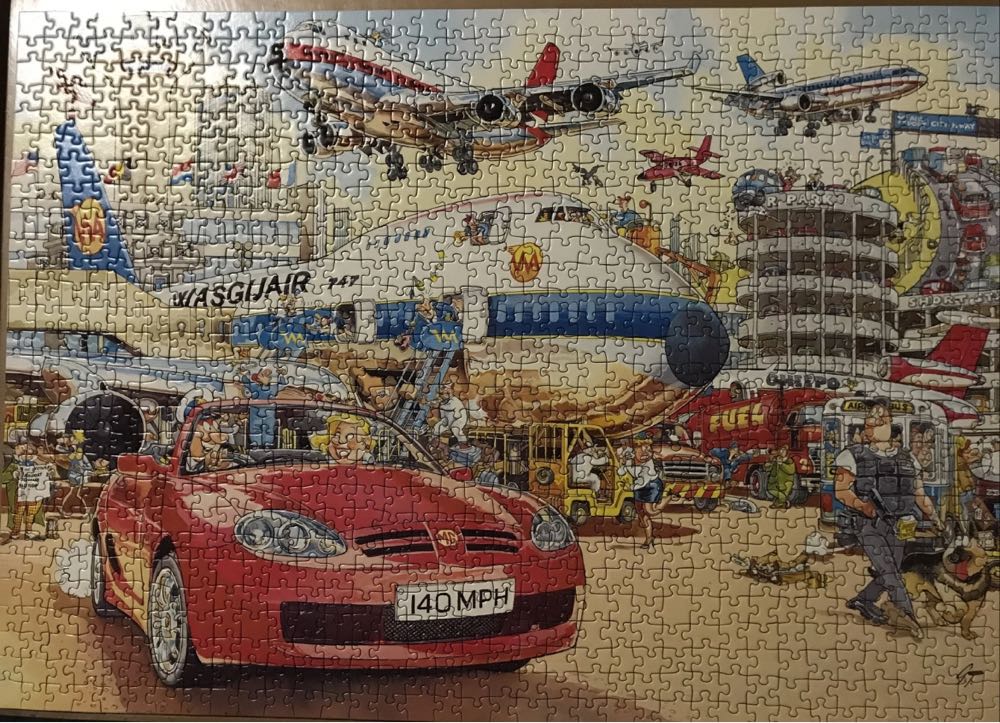 Wasgij? Time Travel - Ravensburger puzzle collectible [Barcode 666273159755] - Main Image 3