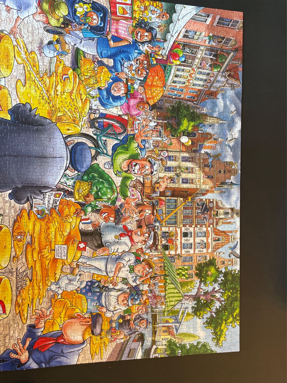 Wasgij Original #38 Market Meltdown - Jumbo puzzle collectible [Barcode 8710126250105] - Main Image 3