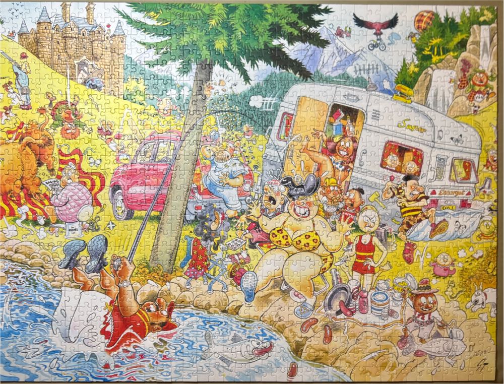 Wasgij Mystery 6 Camping Commotion - Jumbo puzzle collectible [Barcode 1687012134986] - Main Image 3