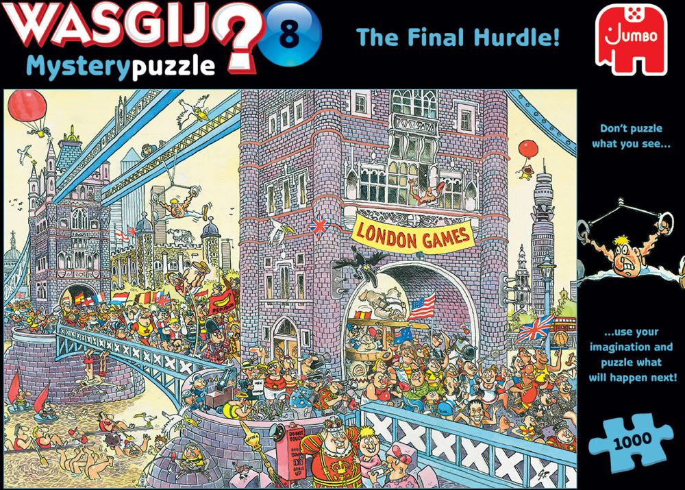 Wasgij Mystery 8 The Final Hurdle - Jumbo puzzle collectible [Barcode 8710126172308] - Main Image 2
