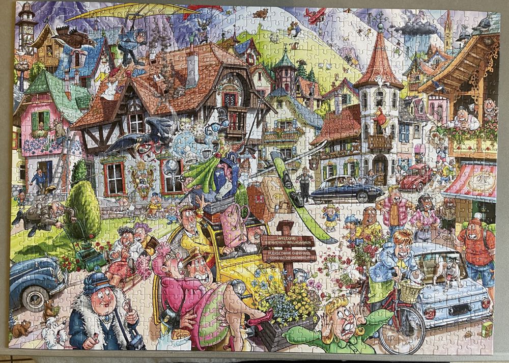 Mystery #20 ✅ Mountain Mayhem - Wasgij puzzle collectible - Main Image 2