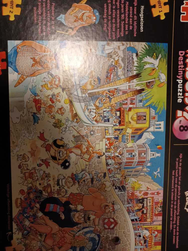 Wasgij Destiny 8. Hoogseizoen - Jumbo puzzle collectible [Barcode 8710126135334] - Main Image 2