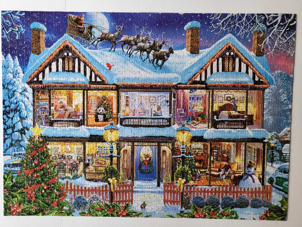 Christmas House - King puzzle collectible [Barcode 8710125558738] - Main Image 2