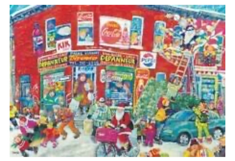 Christmas Sprint - Trefl puzzle collectible [Barcode 061152670794] - Main Image 2