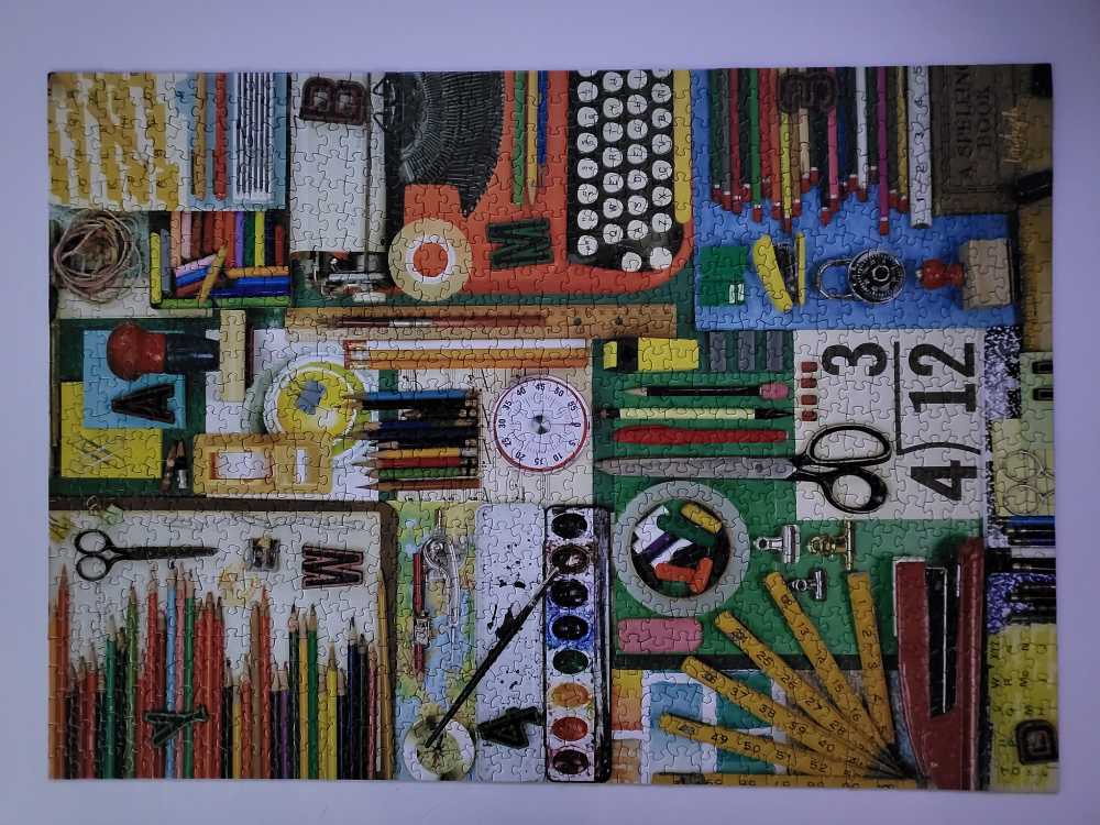 Old School - Colorcraft puzzle collectible [Barcode 850019417906] - Main Image 2