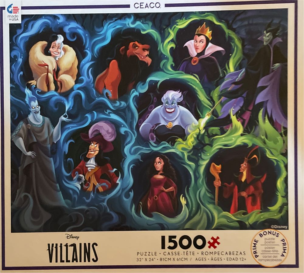 Villains - Ceaco puzzle collectible [Barcode 021081340434] - Main Image 1