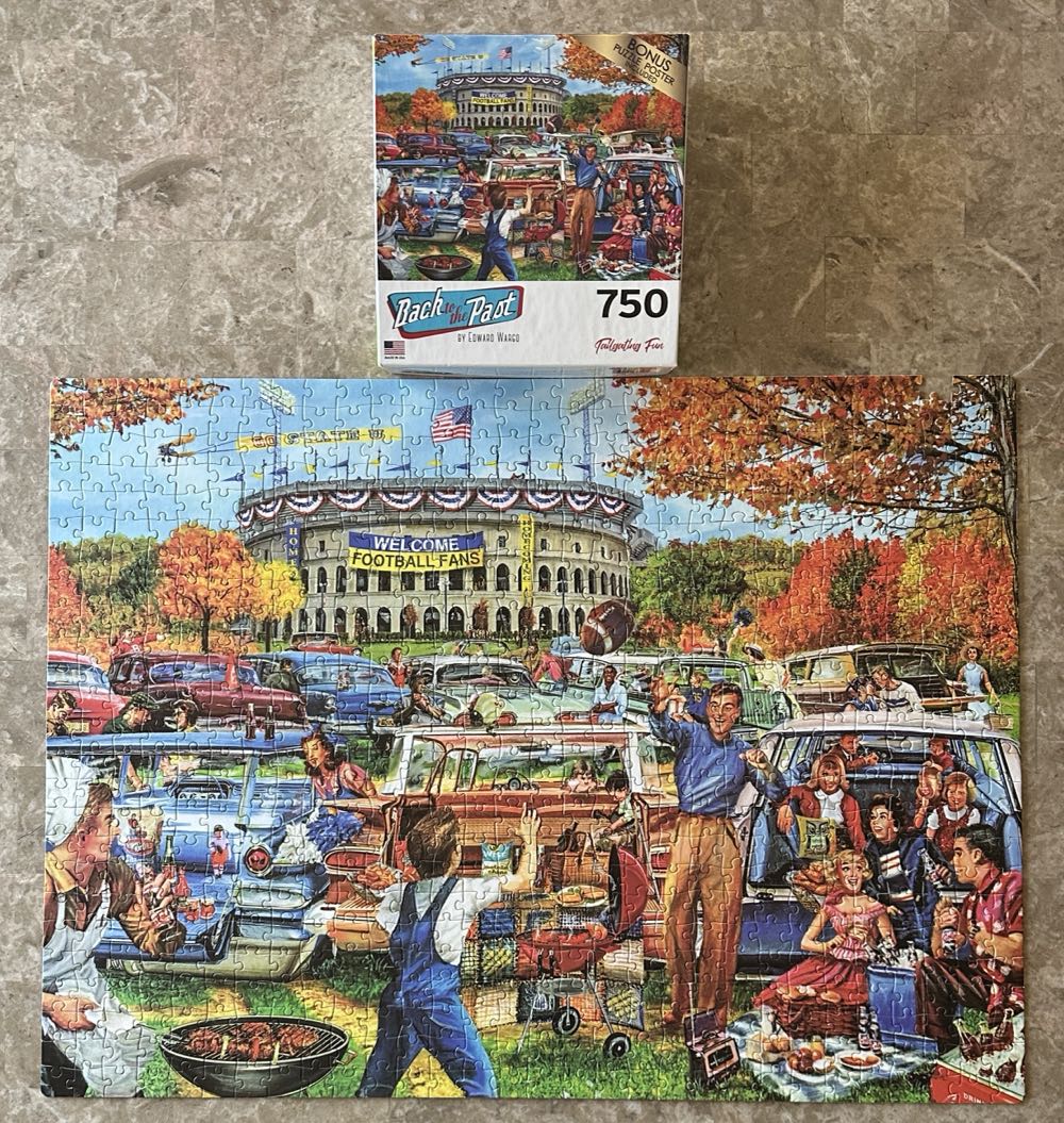 Tailgating Fun - RoseArt puzzle collectible [Barcode 4895145433105] - Main Image 2