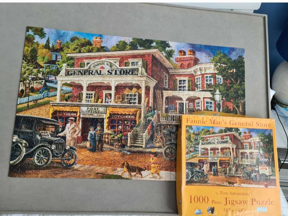 Fannie Mae’s General Store (UV) 🧩 - SunsOut puzzle collectible [Barcode 796780560734] - Main Image 2