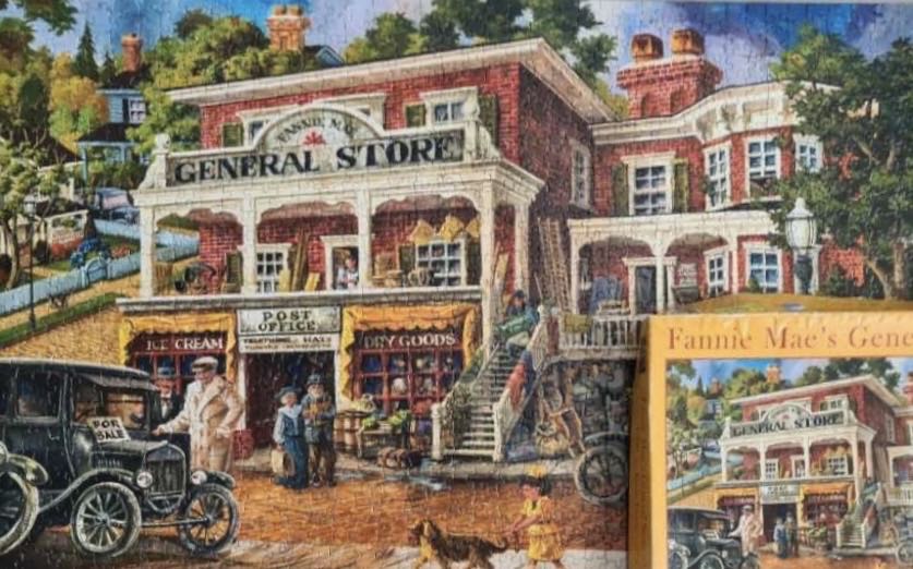 Fannie Mae’s General Store (UV) 🧩 - SunsOut puzzle collectible [Barcode 796780560734] - Main Image 4