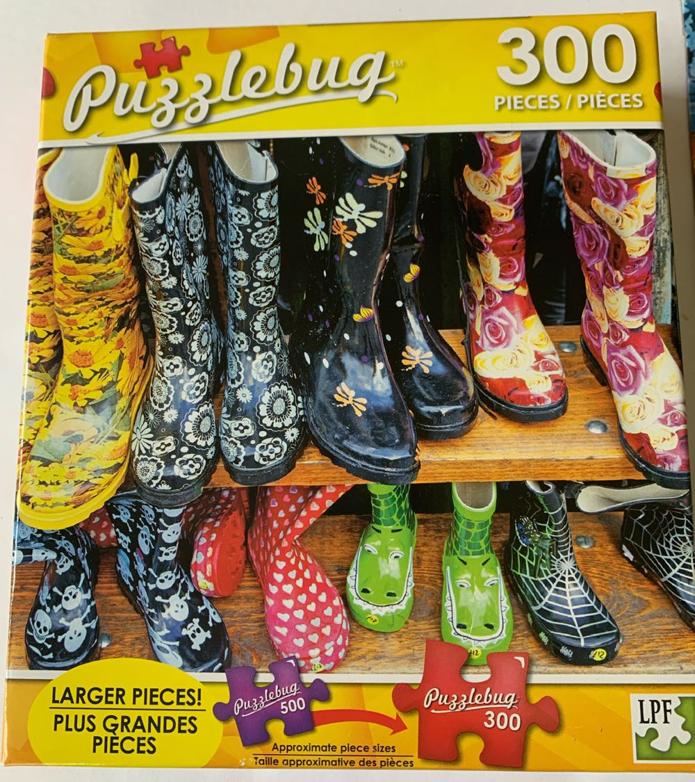 Cute And Colorful Rubber Boots (Rain) - Puzzlebug puzzle collectible [Barcode 639277764577] - Main Image 2