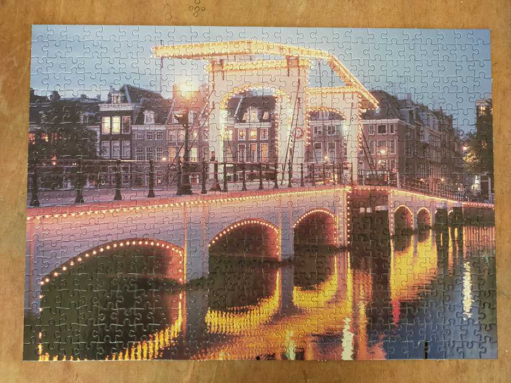 De Magere Brug, Amsterdam. - Jumbo puzzle collectible [Barcode 8710126015681] - Main Image 2
