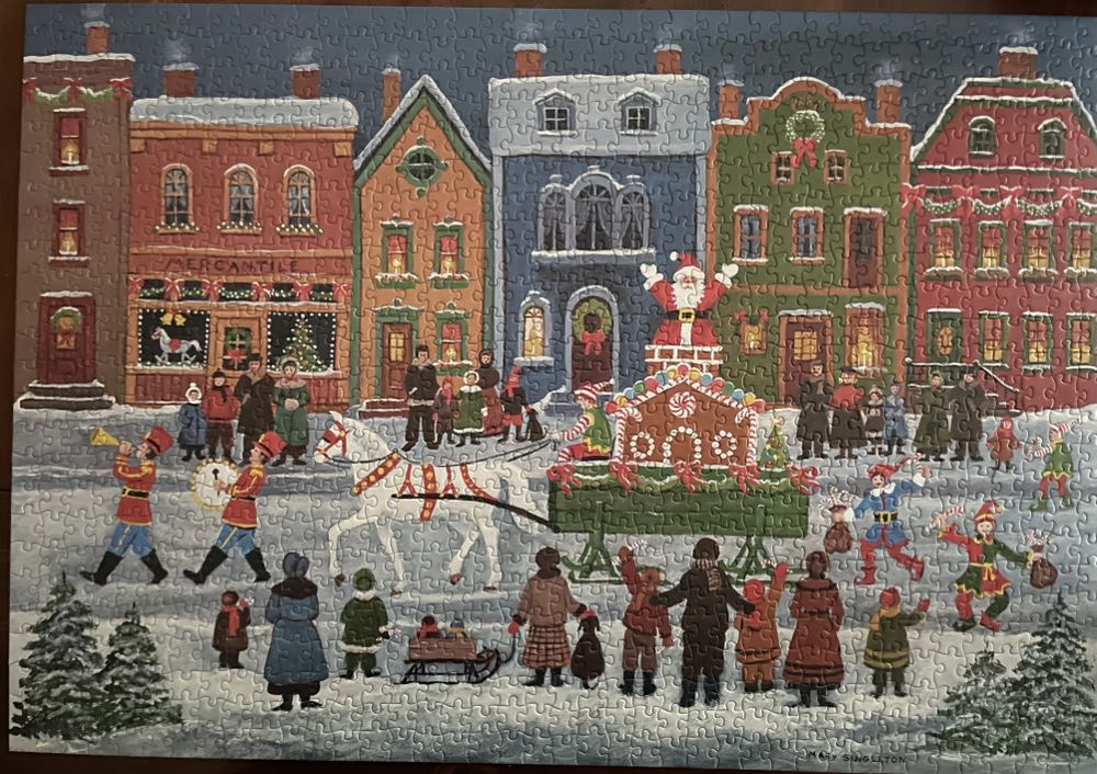 Christmas Parade - Lang puzzle collectible [Barcode 9780741258304] - Main Image 2