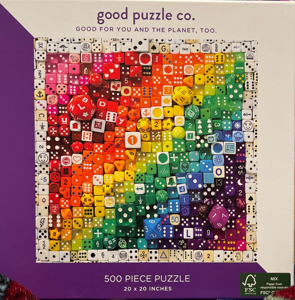 MIA: Dice - Galison puzzle collectible [Barcode 616430291279] - Main Image 2