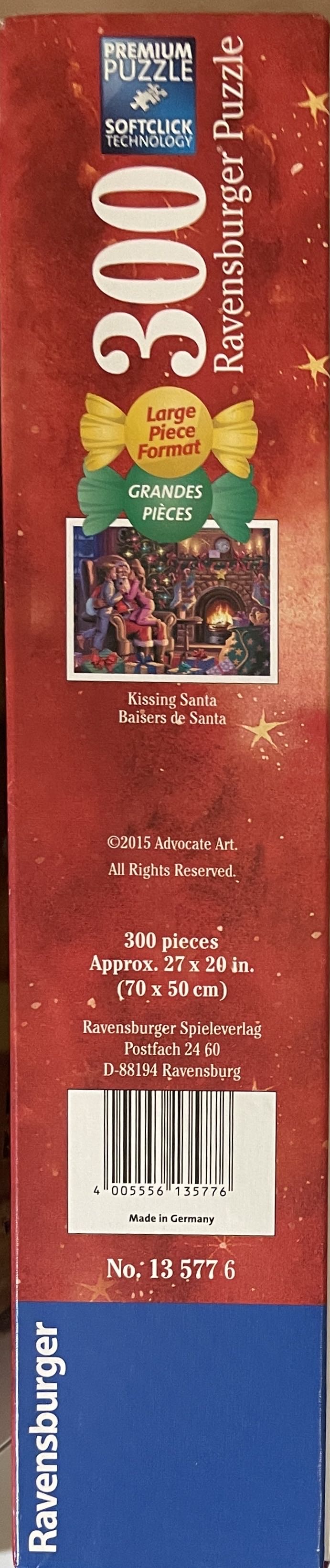 Kissing Santa - Ravensburger puzzle collectible [Barcode 4005556135776] - Main Image 2