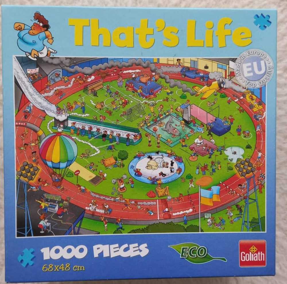 That’s Life. Atletiekbaan. - goliath puzzle collectible - Main Image 2
