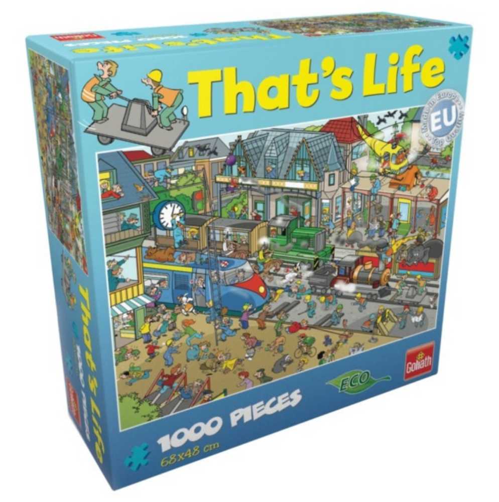 That’s Life. Trein Station. - goliath puzzle collectible - Main Image 2