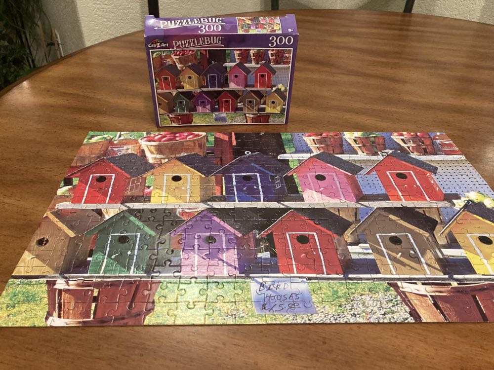 Painted Wood Bird Houses - CraZArt puzzle collectible - Main Image 2