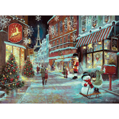 Christmas In Paris - Bits And Pieces puzzle collectible [Barcode 704812414931] - Main Image 2