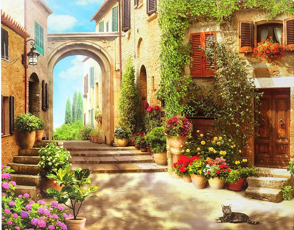 Tuscan Courtyard** - Page Publications puzzle collectible [Barcode 9781648330346] - Main Image 2