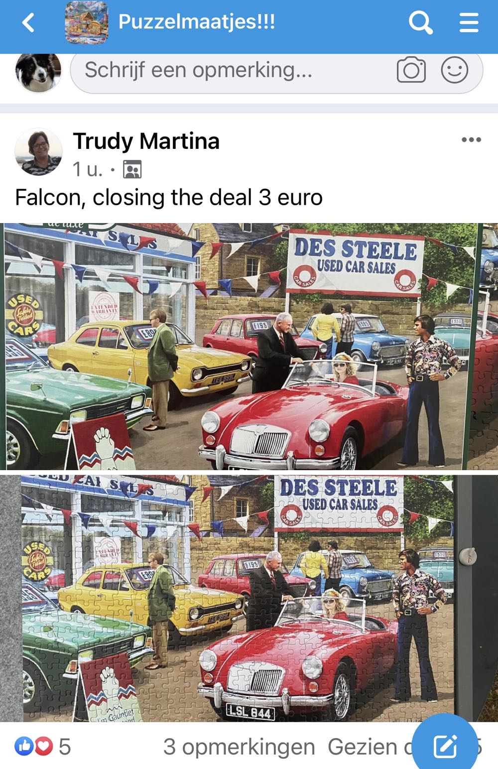 Closing The Deal 🟦 - Falcon de luxe puzzle collectible [Barcode 8710126113448] - Main Image 4