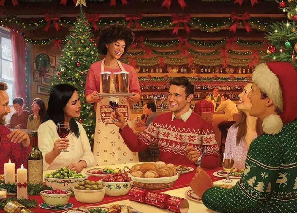 Festive Feast - Falcon de luxe puzzle collectible [Barcode 8710126113455] - Main Image 2