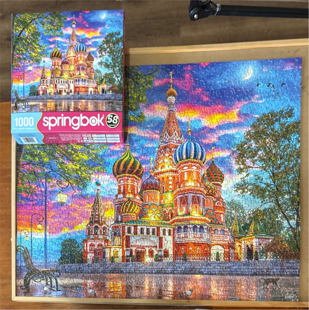 Sunset At St. Basil’s Casie - Springbok puzzle collectible [Barcode 091683110940] - Main Image 2