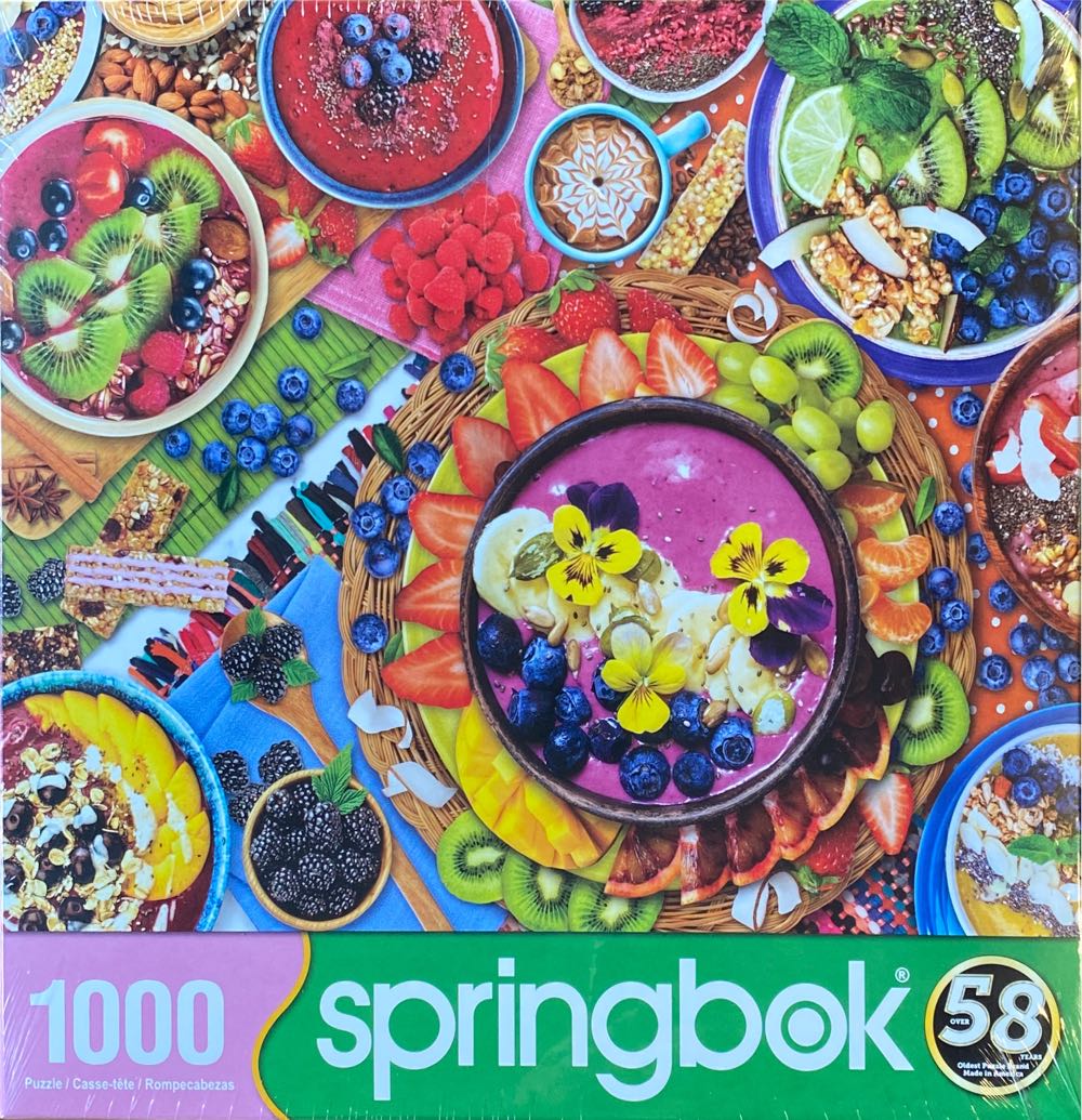 Smoothie Bowls - Springbok 🇺🇸 puzzle collectible [Barcode 091683110698] - Main Image 2