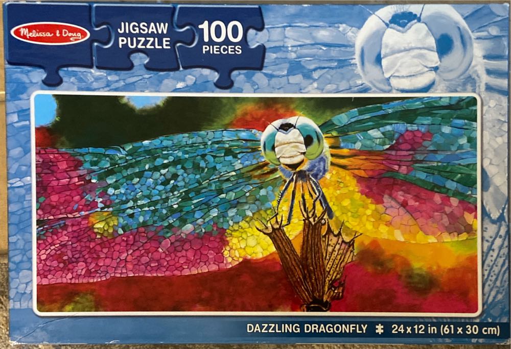 Dazzling Dragonfly - Melissa & Doug puzzle collectible [Barcode 000772031424] - Main Image 2
