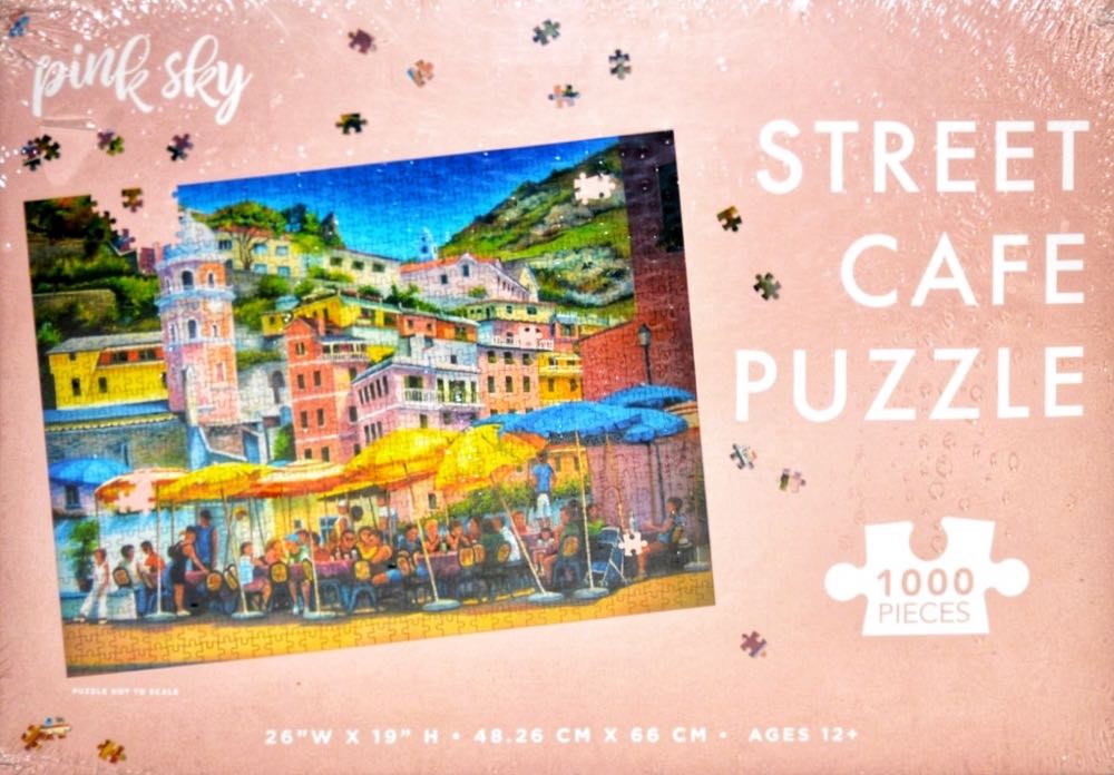 Street Cafe*^ - Pink Sky puzzle collectible [Barcode 191205475370] - Main Image 3