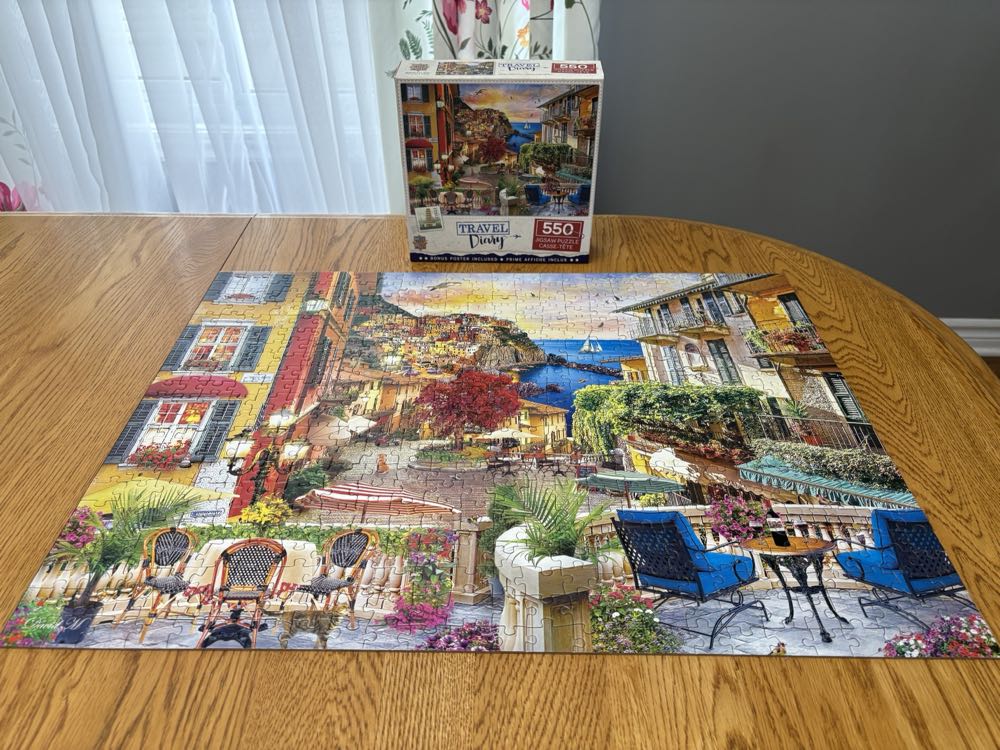 Travel Diary: Italian Afternoon - MasterPieces puzzle collectible [Barcode 705988321245] - Main Image 2