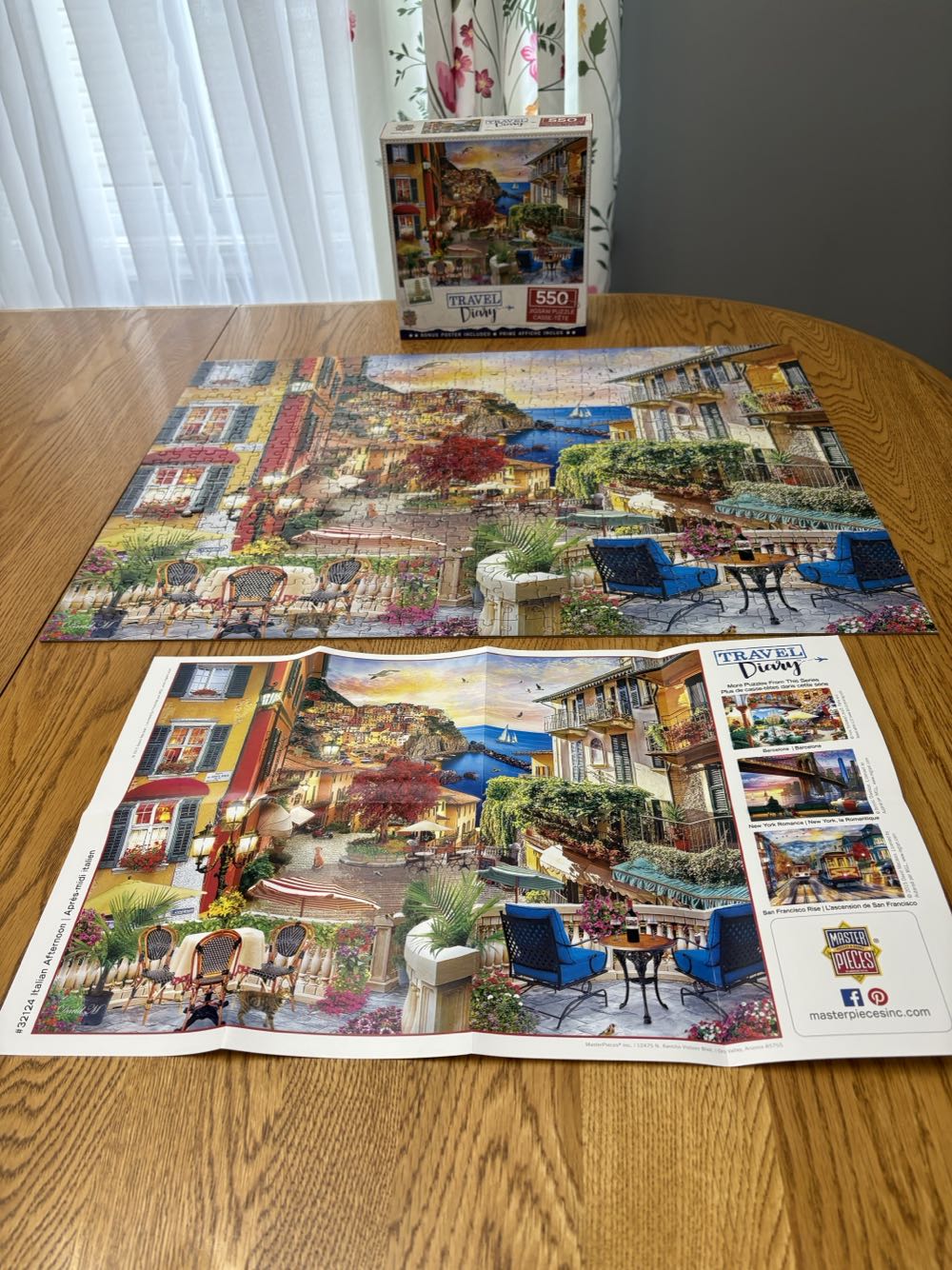 Travel Diary: Italian Afternoon - MasterPieces puzzle collectible [Barcode 705988321245] - Main Image 4