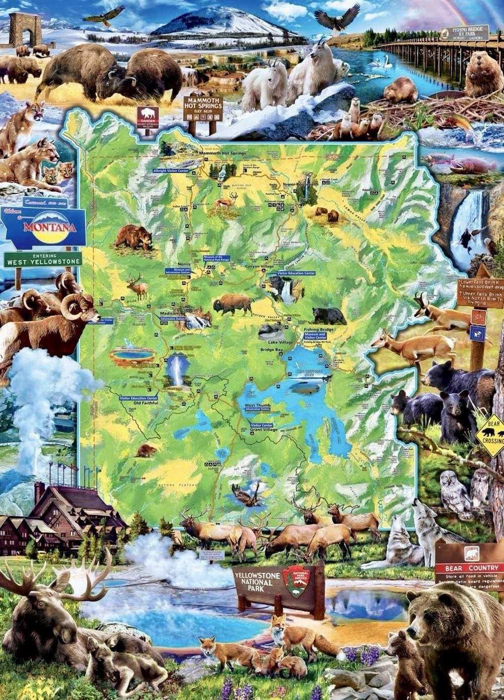 Yellowstone National Park - NFS (NIB) - MasterPieces puzzle collectible [Barcode 705988720574] - Main Image 2