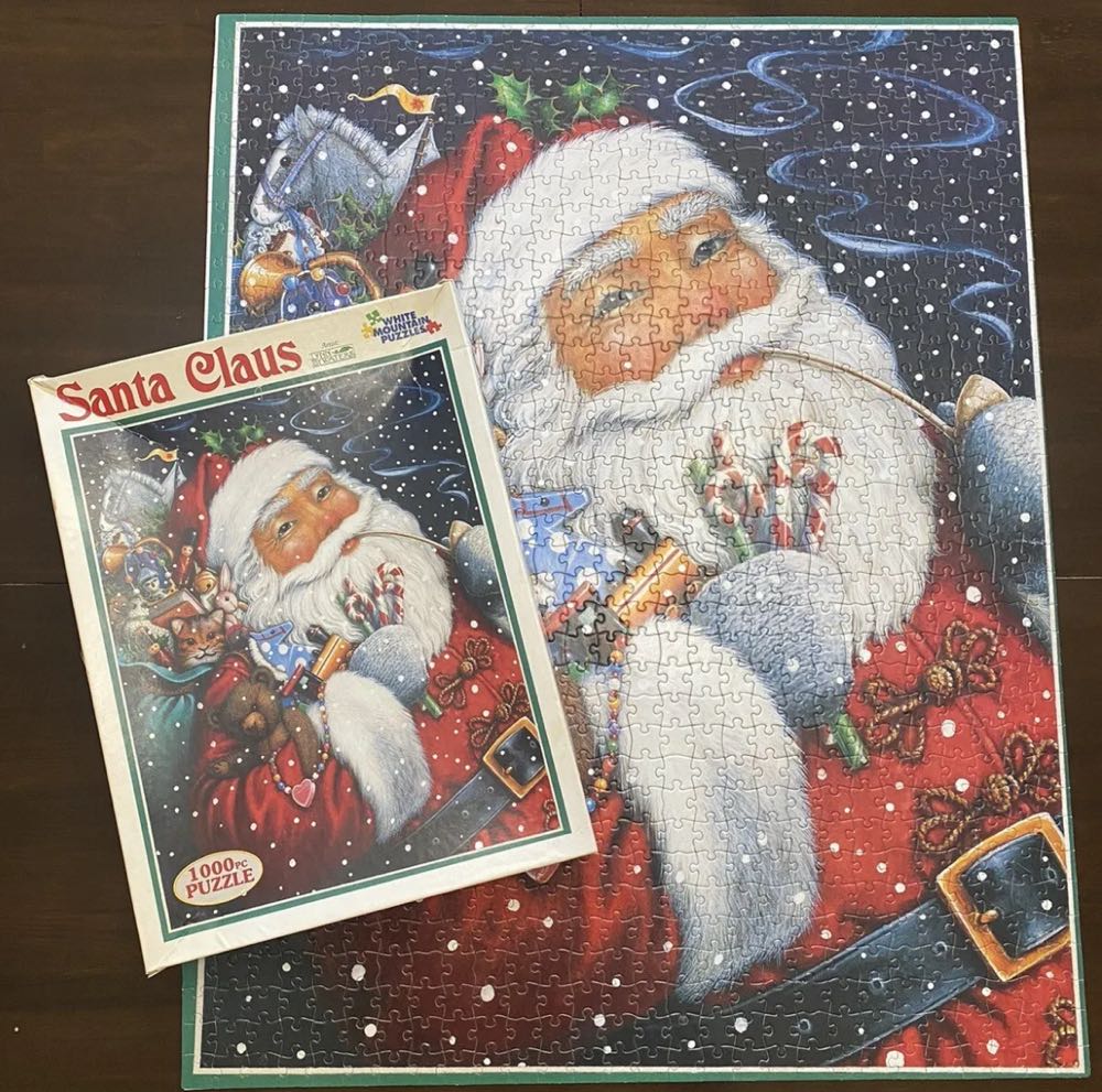 Santa Claus. NEW. ❤️🧩 - White Mountain Puzzles puzzle collectible [Barcode 724819248452] - Main Image 4