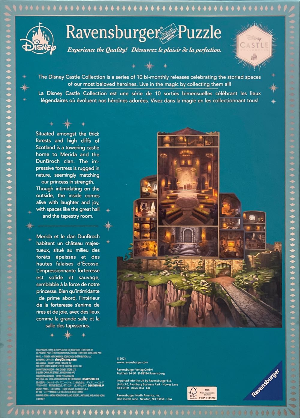 Disney Castle Collection - 9/10 Merida - Ravensburger puzzle collectible [Barcode 460054056765] - Main Image 2