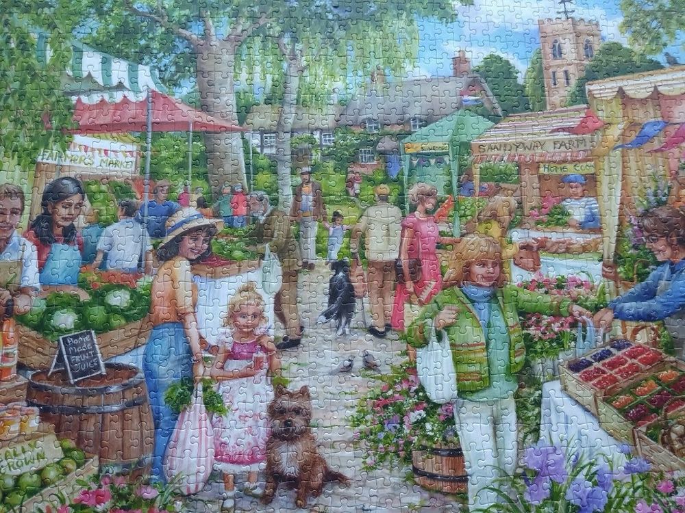 Farmer’s Market - Falcon de luxe puzzle collectible [Barcode 8710126112441] - Main Image 3