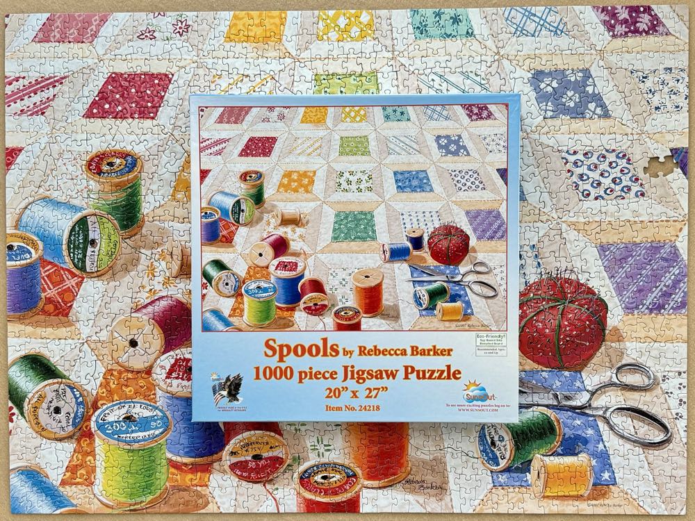Spools - SunsOut puzzle collectible - Main Image 2