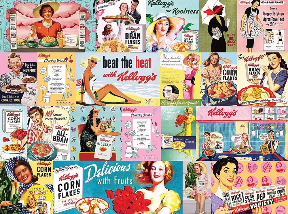 Vintage Kelloggs : Through the Years - Karmin International puzzle collectible - Main Image 1