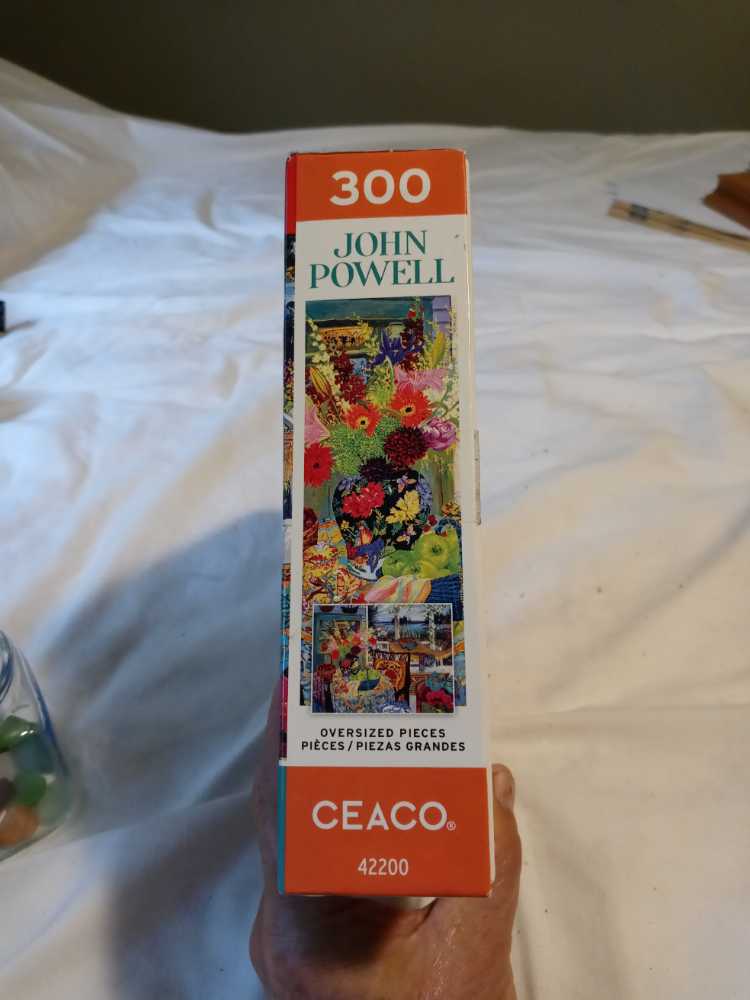 Turquoise Tea and Harvest Apples - Ceaco puzzle collectible [Barcode 021081222150] - Main Image 3
