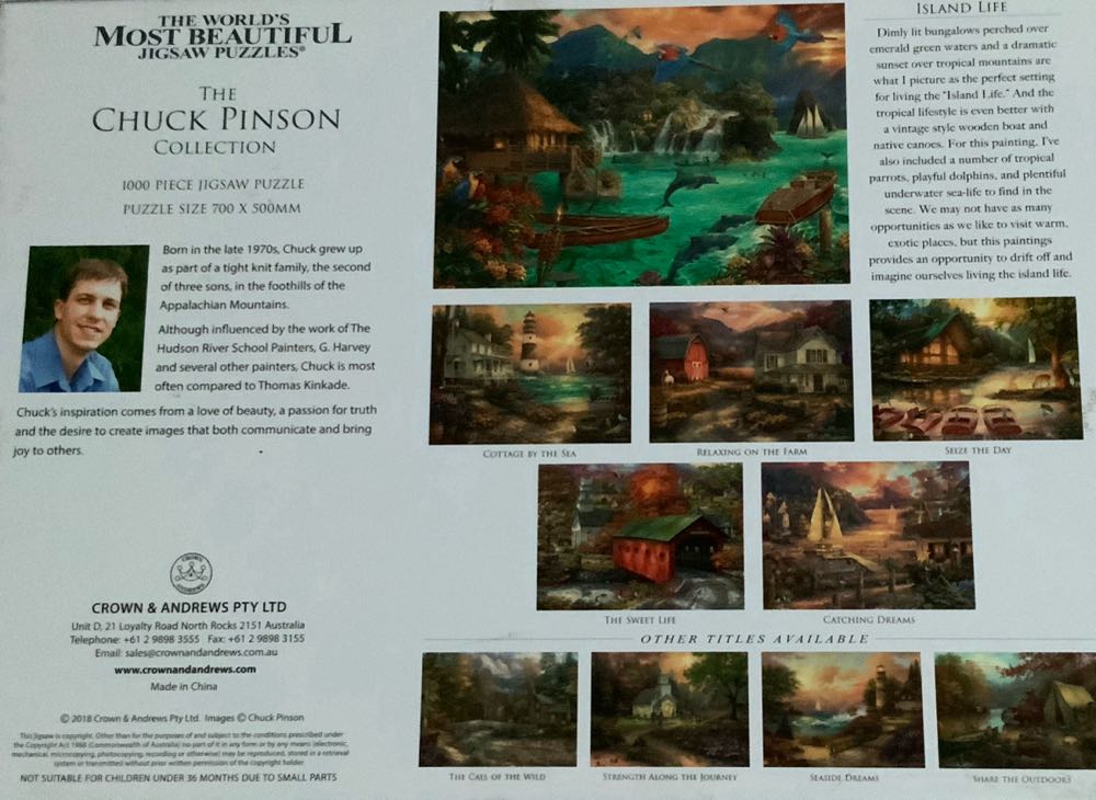 The Chuck Pinson Island Life 1000pc - Grafika puzzle collectible [Barcode 9310281030094] - Main Image 2