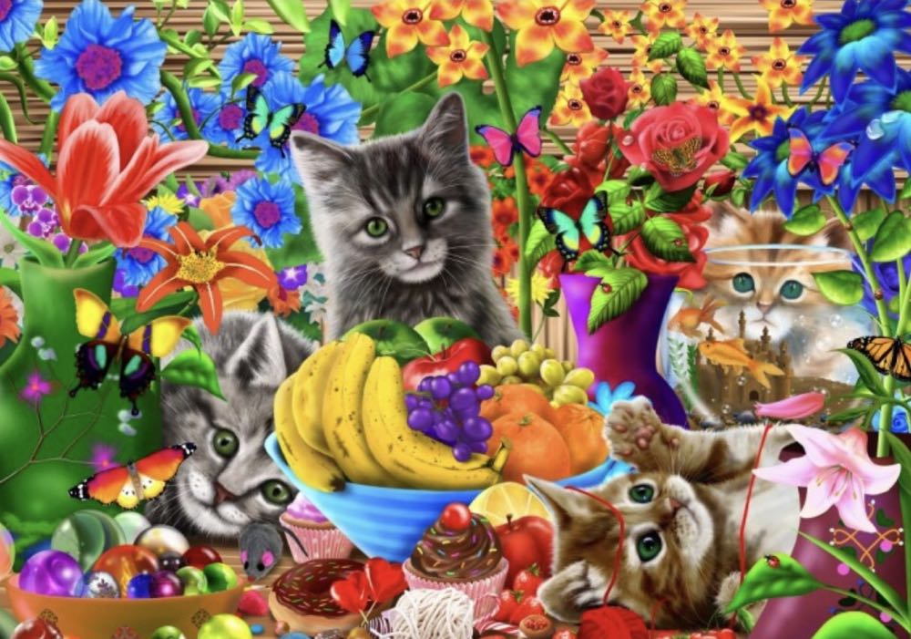 Kitten Fun - Bluebird Puzzle puzzle collectible [Barcode 3663384701832] - Main Image 2