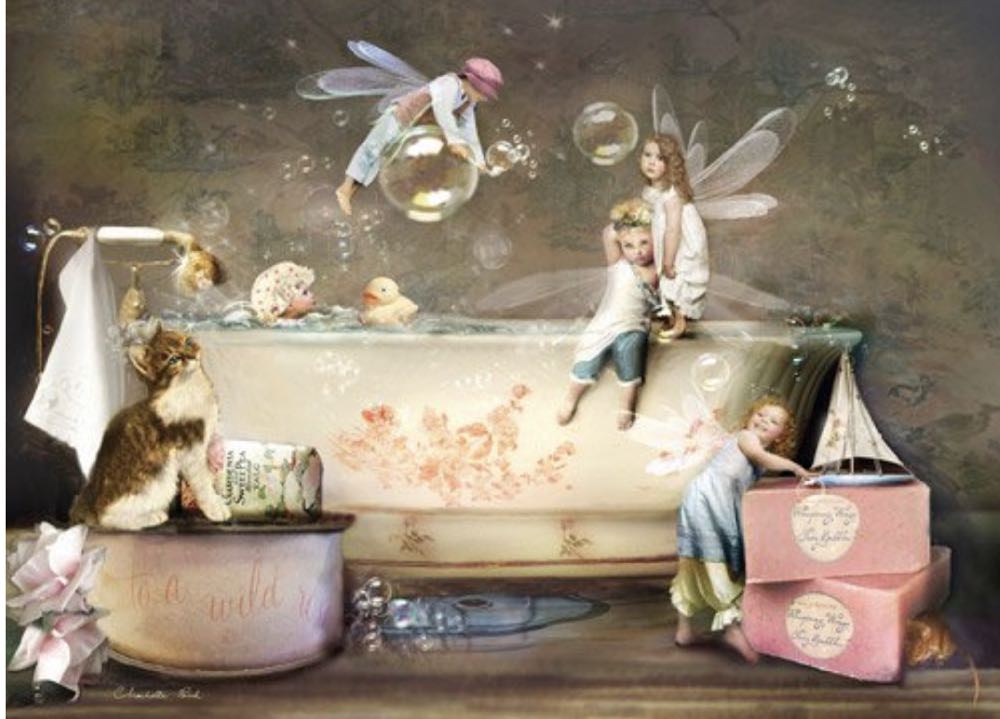 Bath Time - Ravensburger puzzle collectible [Barcode 4005556135523] - Main Image 2