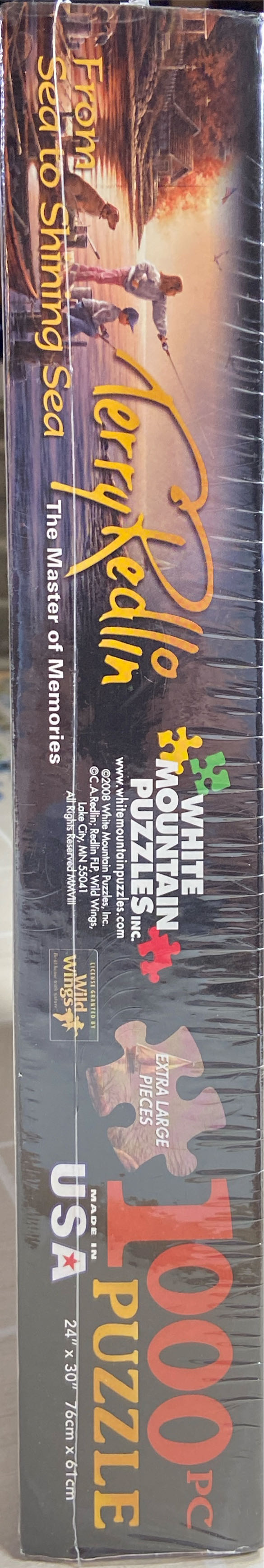 Terry Redlin From Sea to Shining Sea - White Mountain Puzzles puzzle collectible [Barcode 724819251353] - Main Image 3