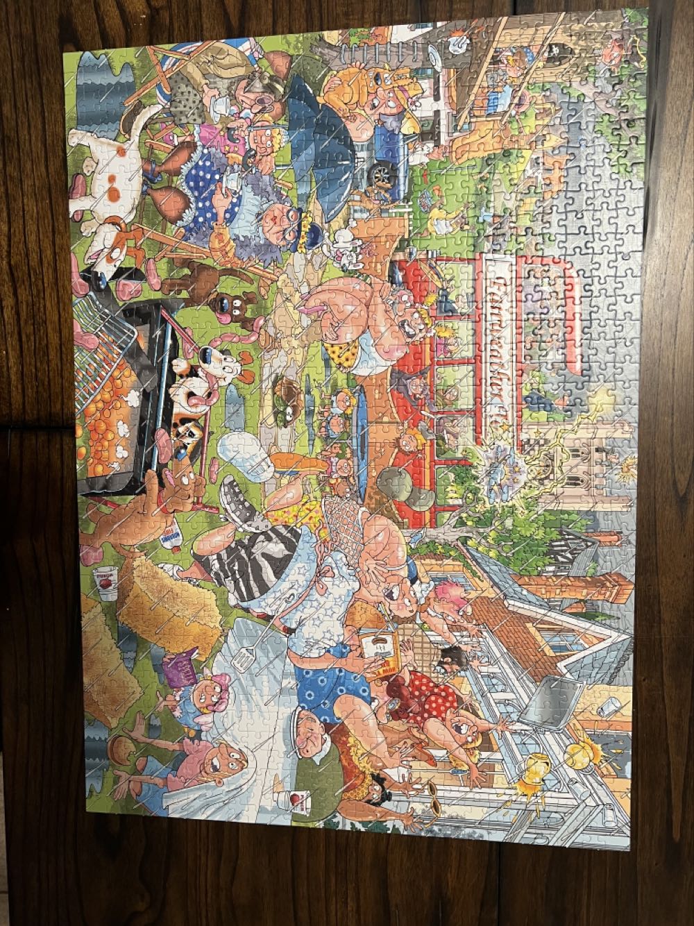 Wasgij Mystery 15: British BBQ - Jumbo puzzle collectible [Barcode 8710126191637] - Main Image 2