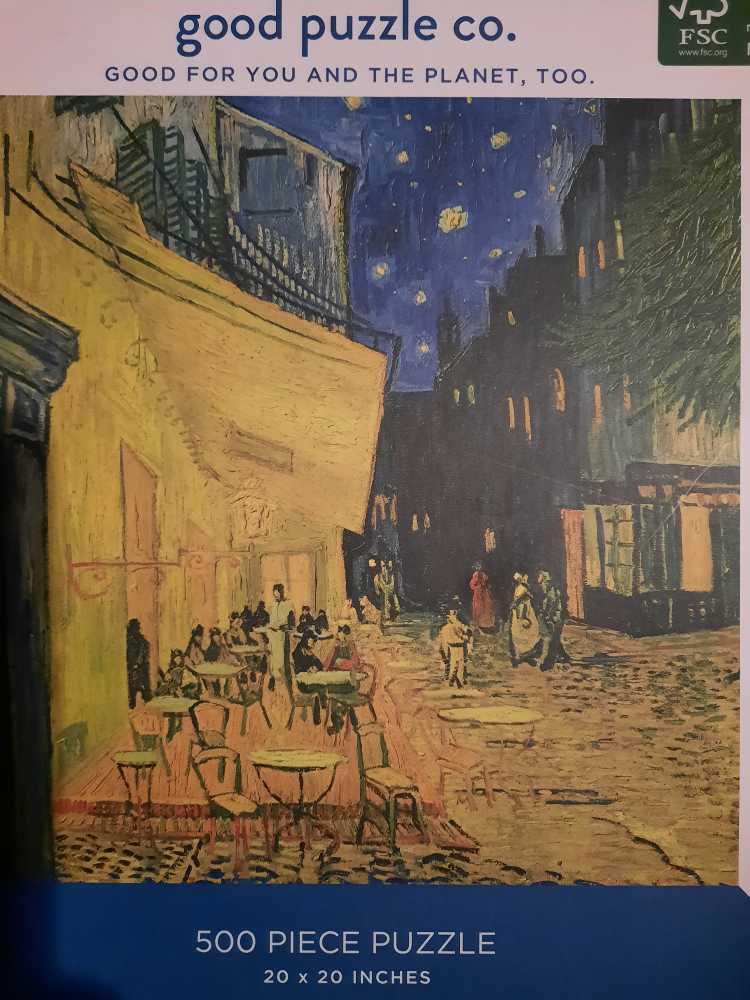 Van Gogh Terrace At Night - Good Puzzle Co puzzle collectible [Barcode 765145122580] - Main Image 1