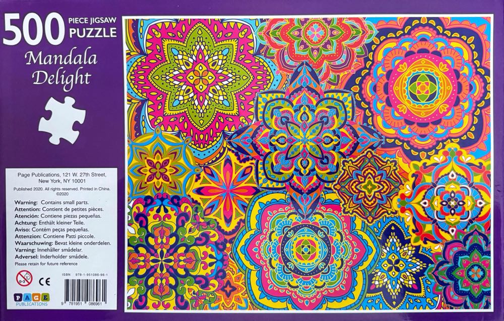 Mandala Delight - Page Publications puzzle collectible [Barcode 9781951086961] - Main Image 3