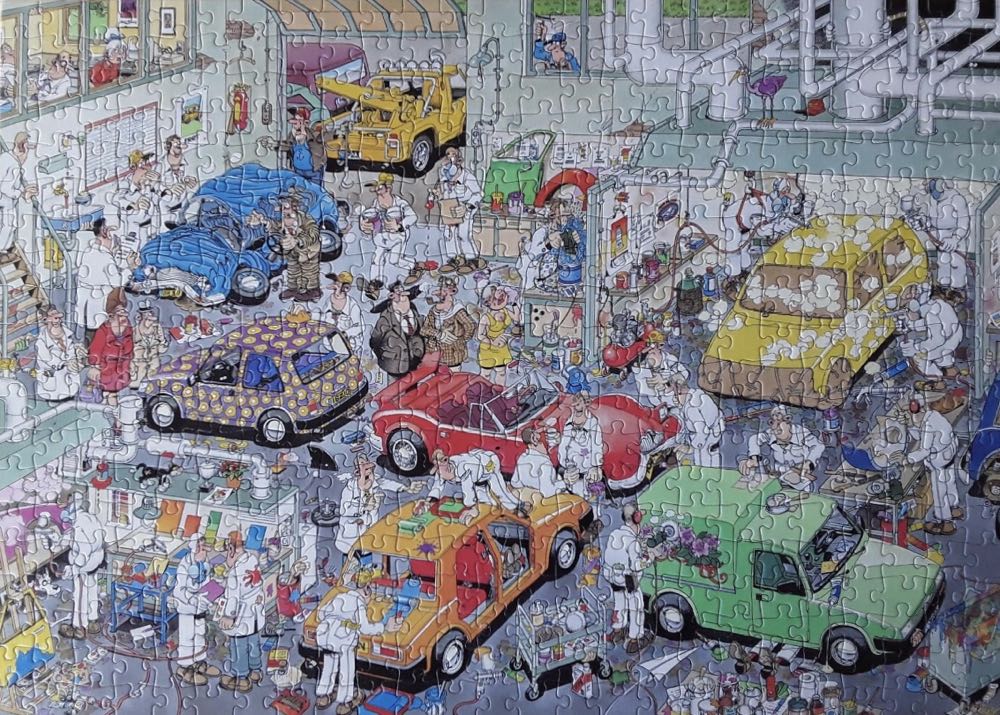 In de autospuiterij 17281 - Jumbo puzzle collectible [Barcode 8710126172810] - Main Image 3